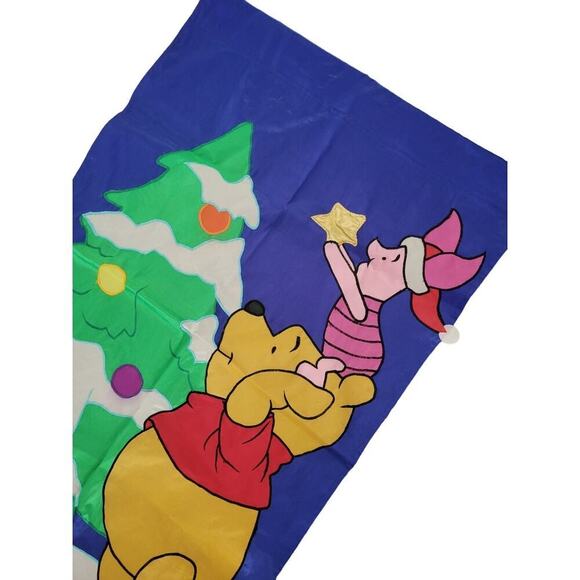 Vintage Winnie The Pooh 100 Acre Woods Yard & Garden Outdoor Flags Set of 2 - Picture 10 of 12